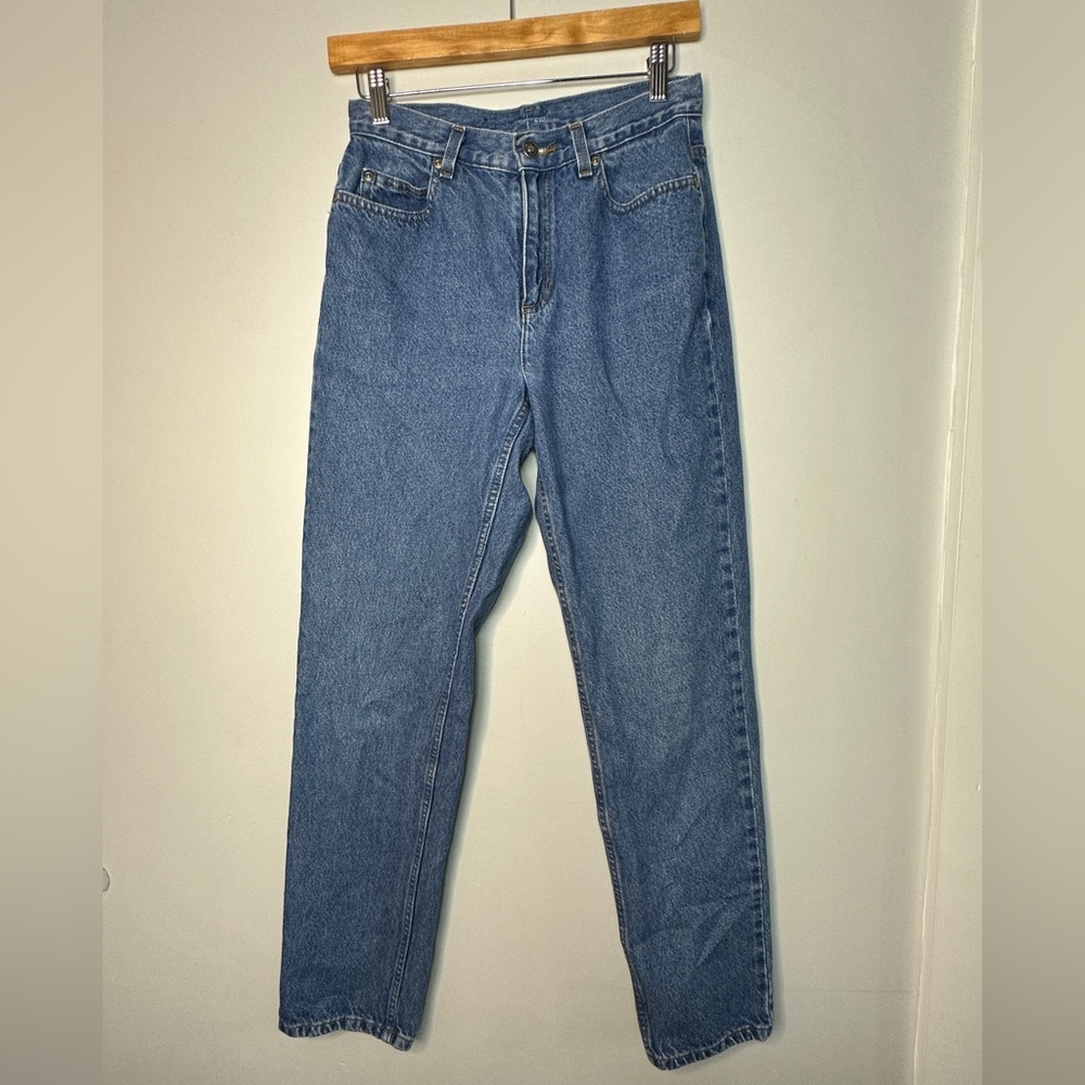 Liz Claiborne Vintage 4 Regular Classic Blue Straight Leg Women Jeans